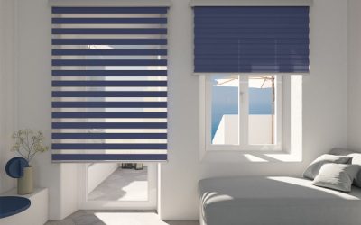 Tenda rullo mirage nella versione filtrante e oscurante